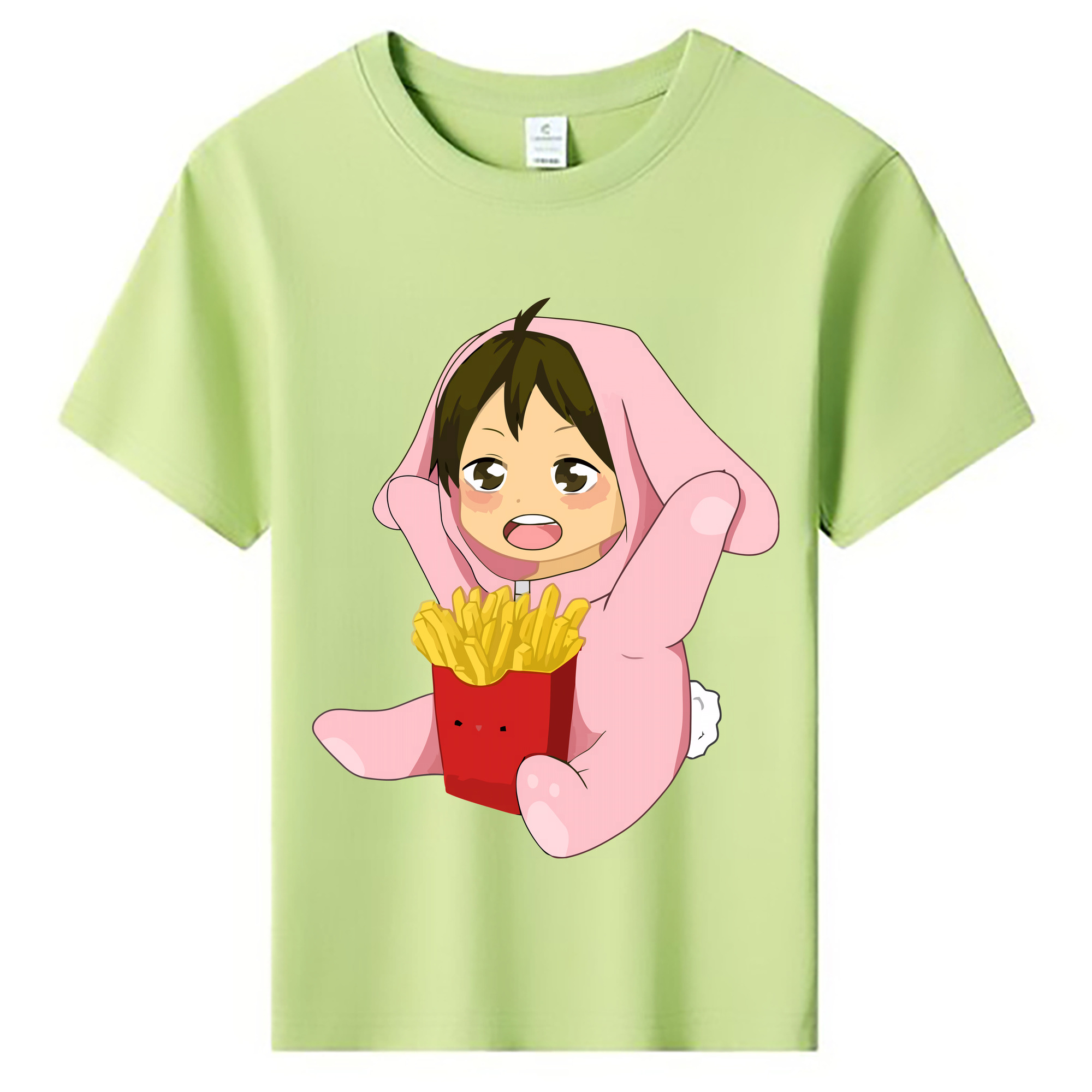 （画像用） ハイキュー!! Haikyu!! 綿100％キッズTシャツ（フロントプリント）